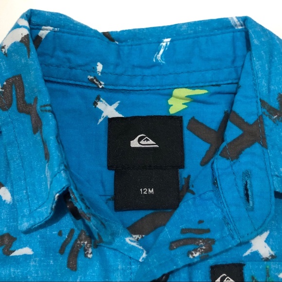 Infants Quiksilver Button Down Shirt - Picture 3 of 4
